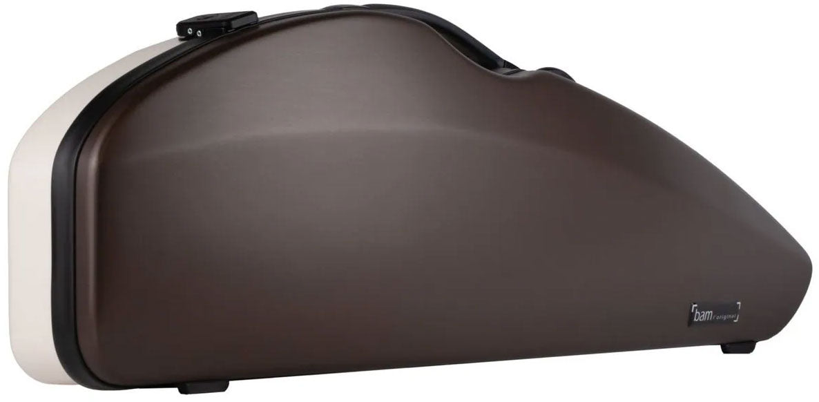 BAM Étui Violon 4/4 Hightech Bonbon - Marron/Blanc