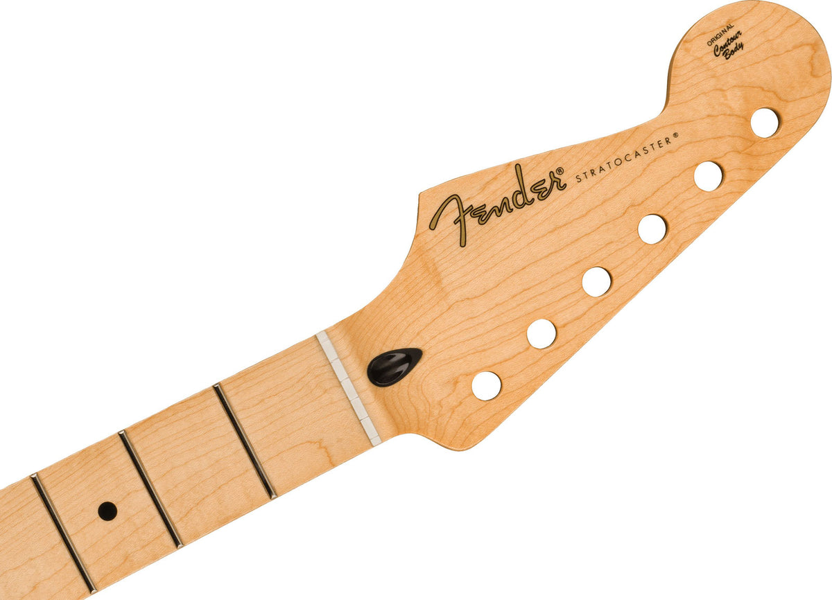 Player Strat Reverse Headstock Neck 22 Medium Jumbo Frets Maple 9.5" Modern "C"