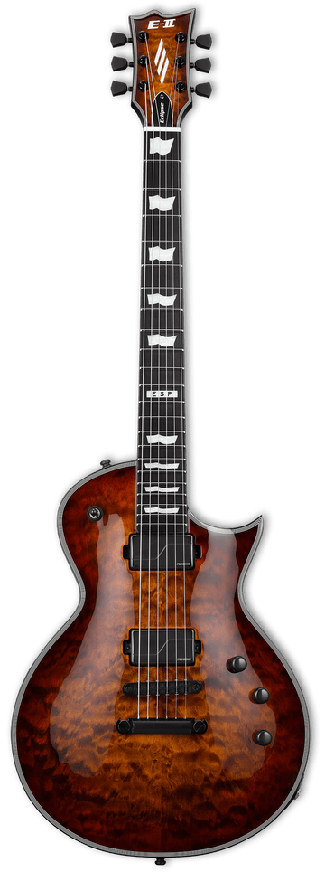E-Ii Eclipse Quilted Maple Fluence Tiger Eye Sunburst