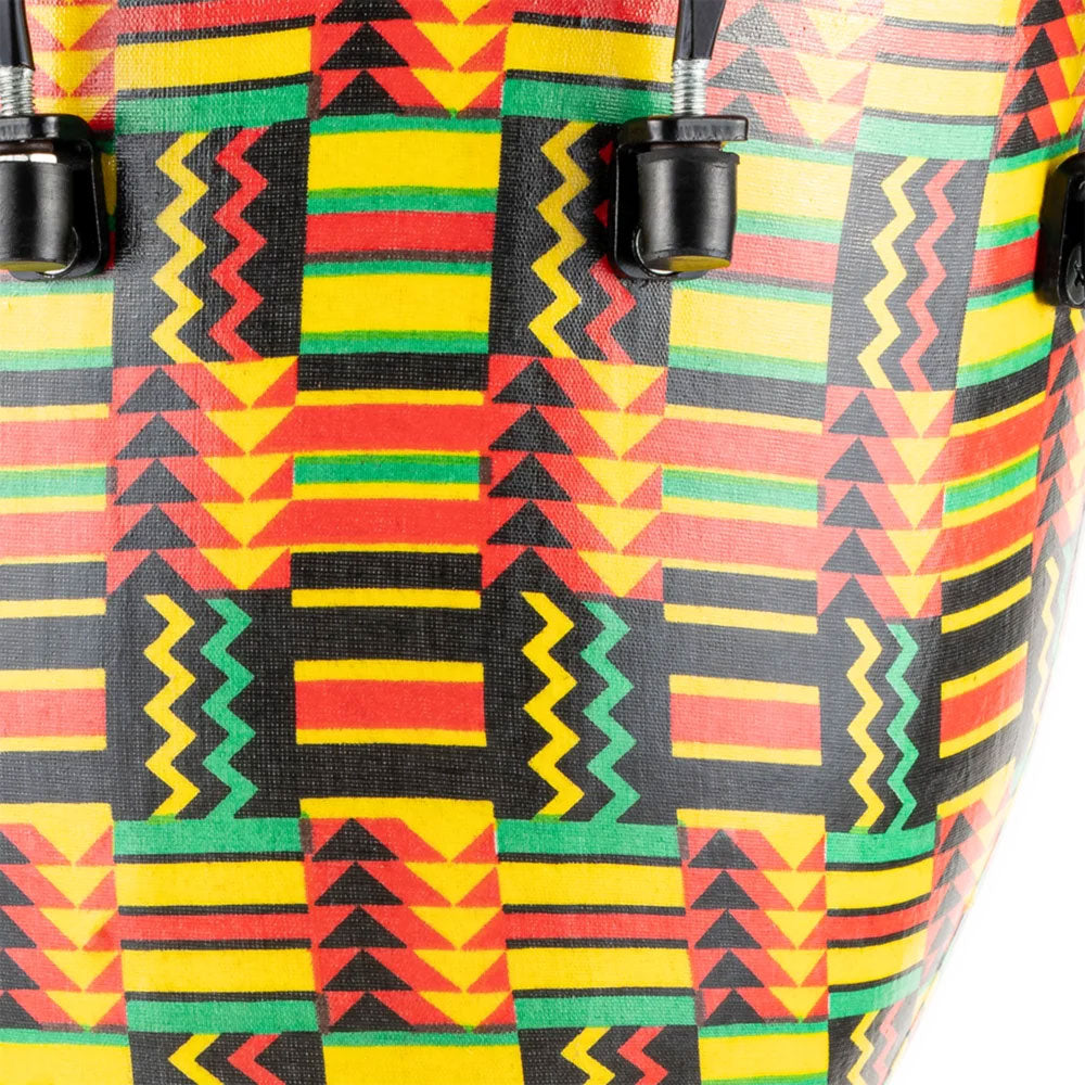 PERCUSSION 10" ALPINE SERIES DJEMBE SYNTHETIC HEAD DAY OF THE DEAD