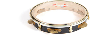 Pandeiro 10" black formica PRO LEVE- transparent head - Pro