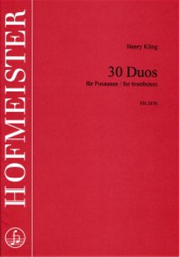 Henry Kling - 30 Duos - Trombone