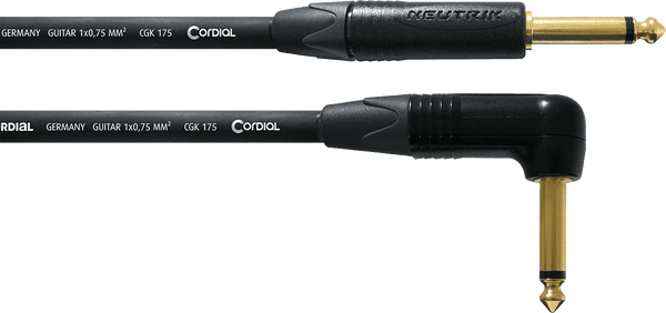 Cable Guitare Jack  Droit -coud 3 M
