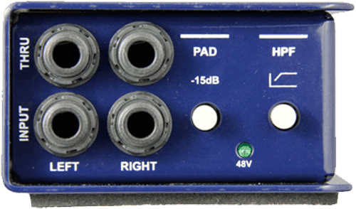 J48 actieve stereo DI