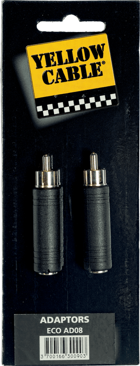 Adaptateur RCA M/jack Fem.em. 6.35 - Lot de 2