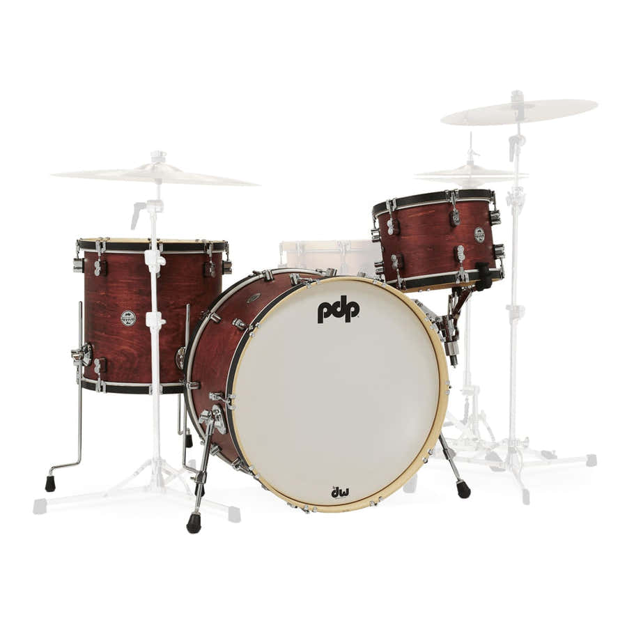 Concept Classic Wood Hoop Rock 24 Ox Blood Stain