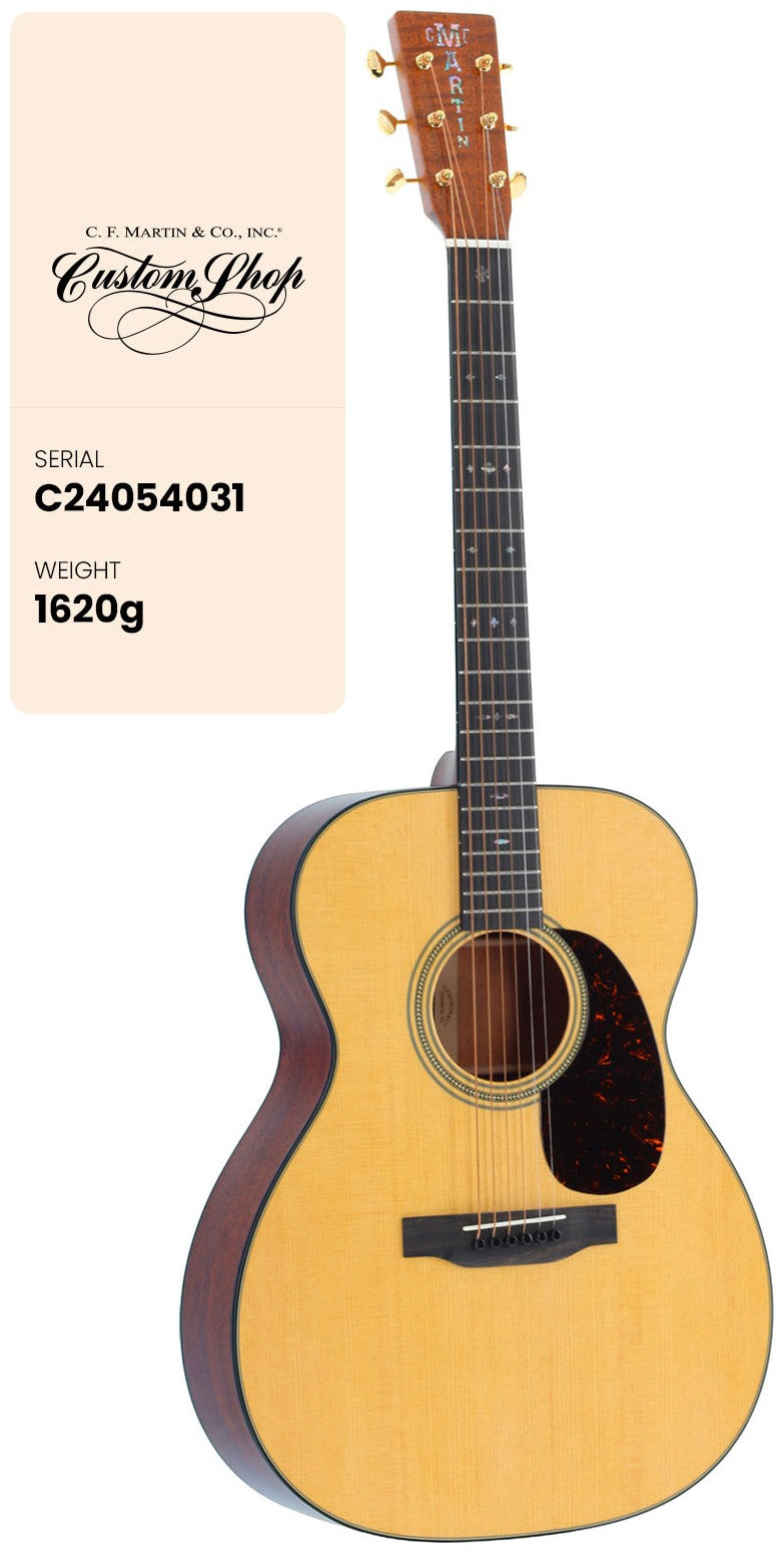 Cs 000 Sitka-sparren/Gevlamd mahonie
