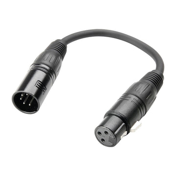 Adaptateur DMX XLR 5-poles M Vers XLR 3-poles F 0.2 M