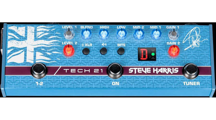 SH1 Steve Harris Signature Pedal Preamplificateur pour Basse