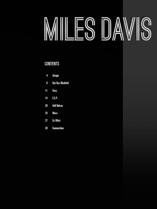 Miles Davis - Hal Leonard Trumpet PLAY-along Vol.6