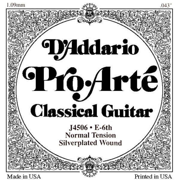 J4506 PRO-arte Nylon Normal Sixth String