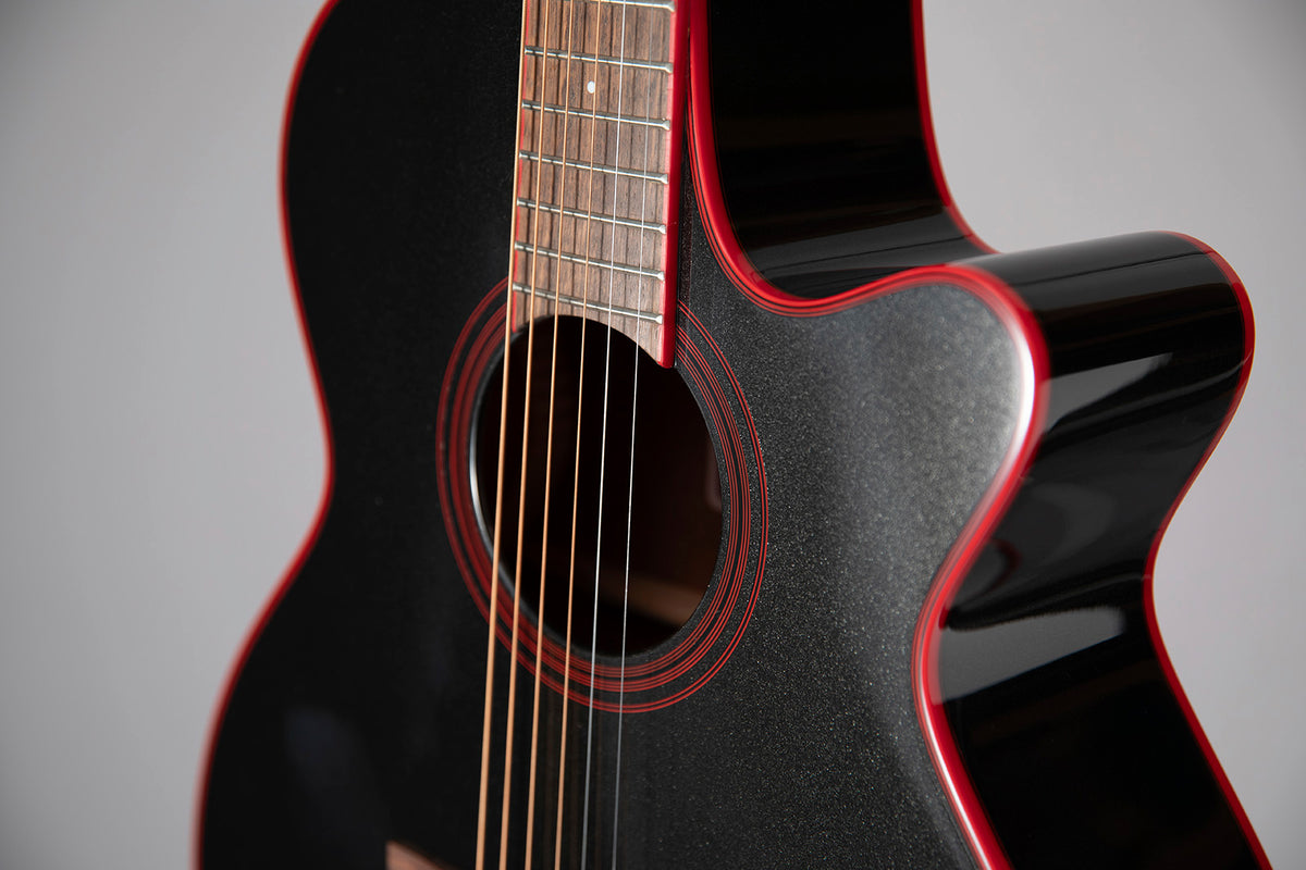 GF49CE FX Cutaway Cosmic Black Sparkle