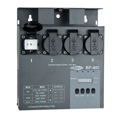 Showtec RP-405 MKII Relaispakket