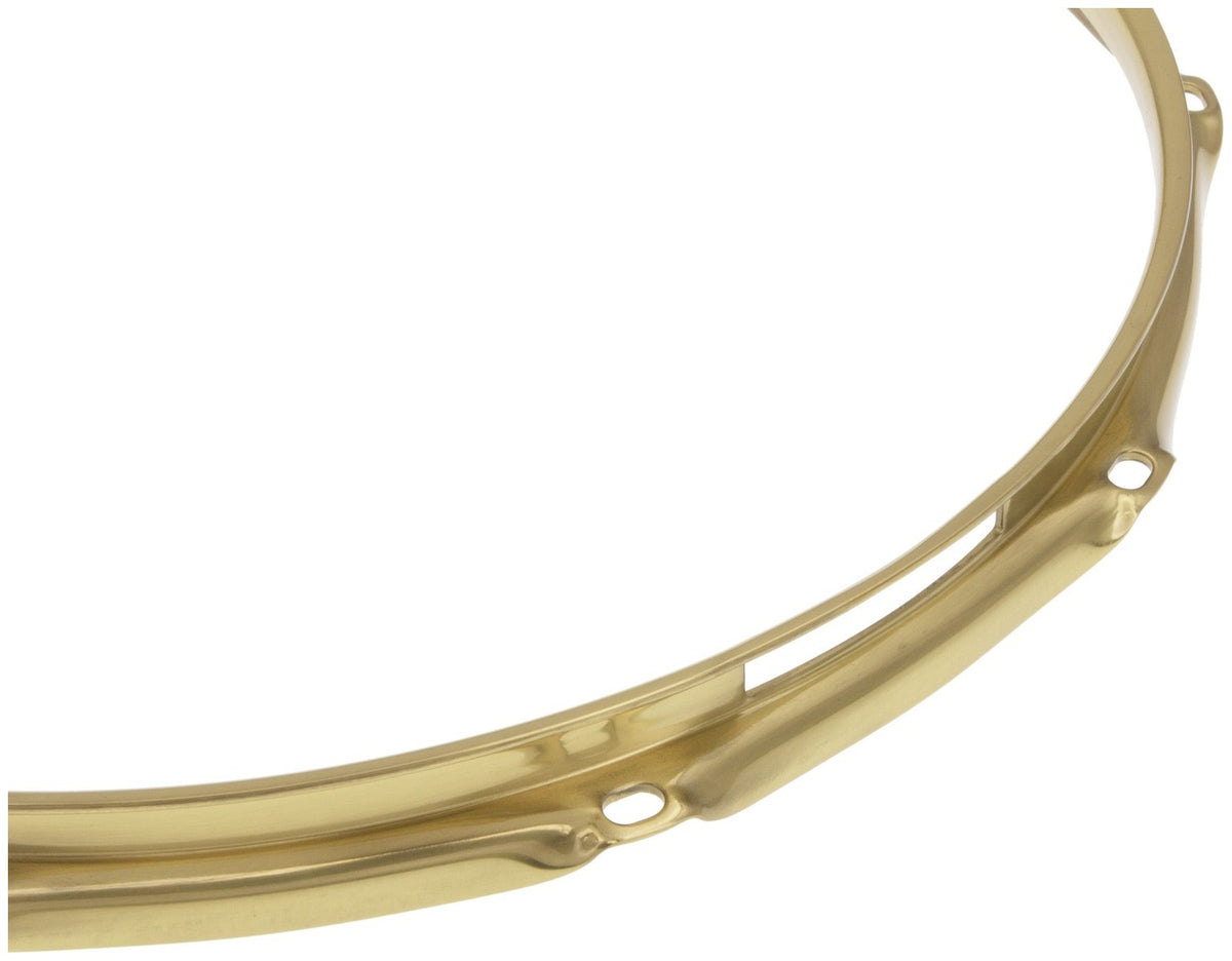 HB25-14-10SBR - 14" Drumhoepel 10 Gaten Snare Side Messing Super Triple Flange 2.5mm