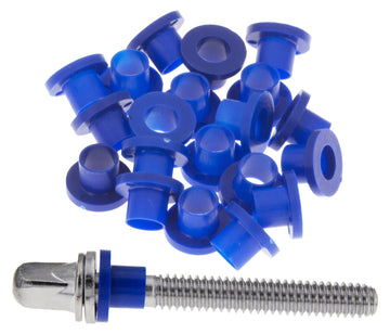 TRW100BLU Rondelles Nylon Pour Tirants Bleu (X100)