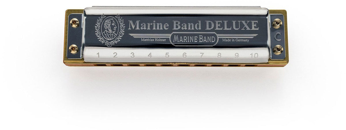 DIATONIC 2005/20 MARINE BAND DELUXE 10 HOLES EB MIB