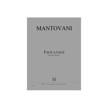 Mantovani - Face À Face Po+pies - 4 Clarinettes