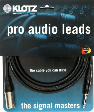 Cable 2 M - XLR Male / Jack Stereo