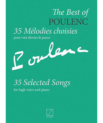 Poulenc F. - 35 Melodies Choisies Pour Voix Elevees & Piano