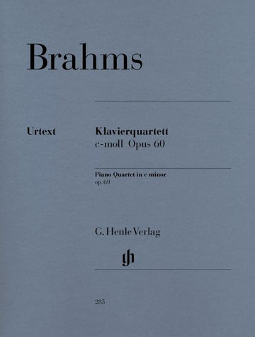 Brahms J. - Piano Quartet C Minor Op. 60