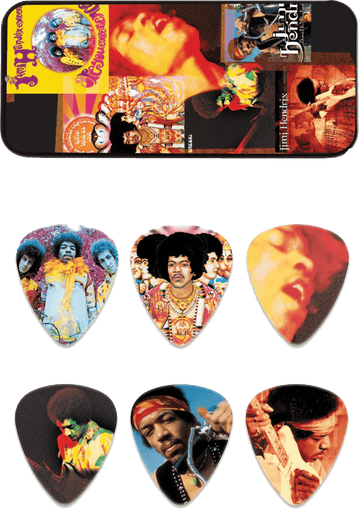 6 x Jimi Hendrix Montage Heavy Boîte