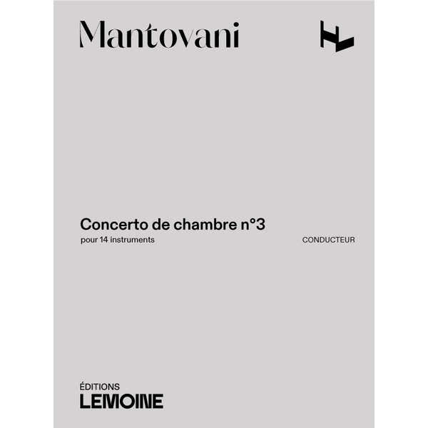 Mantovani Bruno - Concerto De Chambre N°3
