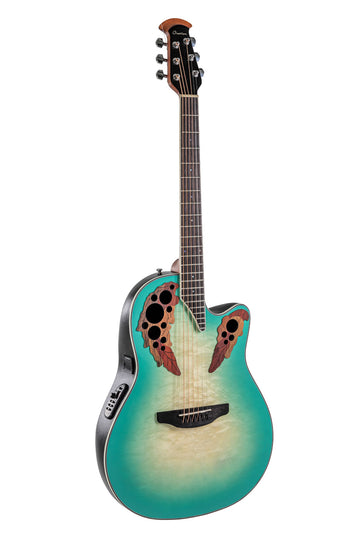 Elektro-Akoestische Gitaar Celebrity Elite Plus Mid Cutaway Mintburst