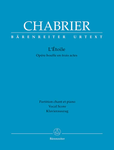 Chabrier - L'etoile - Vocal Score