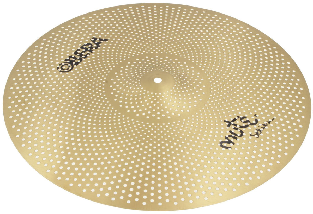 Set 3 Cymbales Silencieuces Mute - 14" 16" 20" - Finition Brass