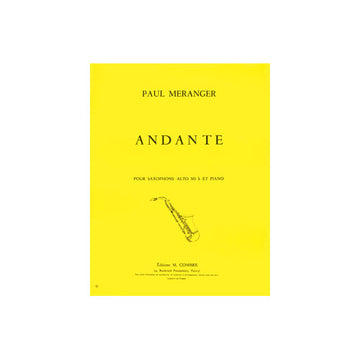 Meranger - Andante - Saxophone et Piano