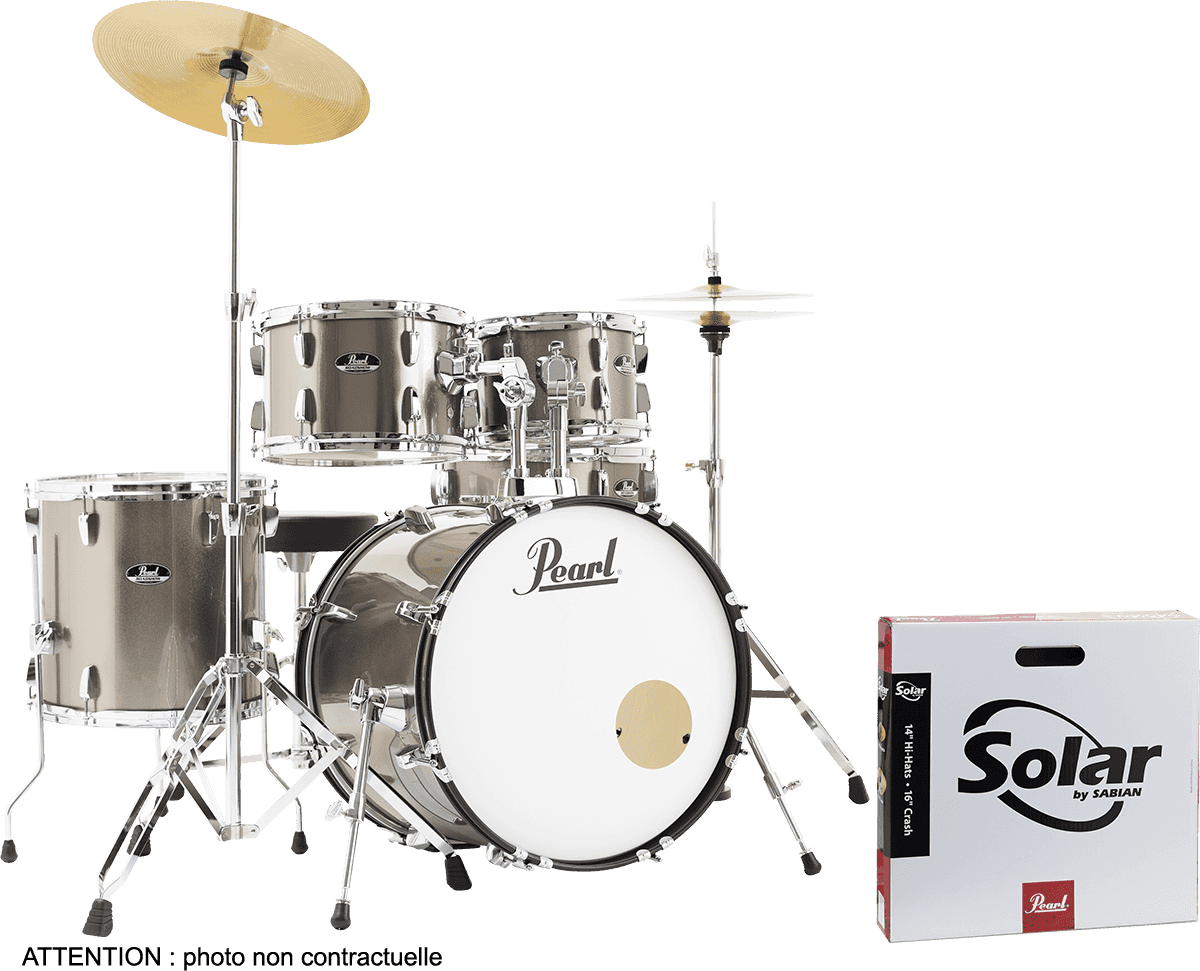 ROADSHOW FUSION 20 BRONZE METALLIC + SOLAR CYMBALS