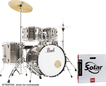 ROADSHOW FUSION 20 BRONZE METALLIC + SOLAR CYMBALS