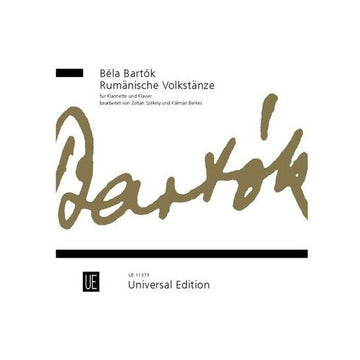 Bartok B. - Rumanische Volkstanze - Clarinette et Piano