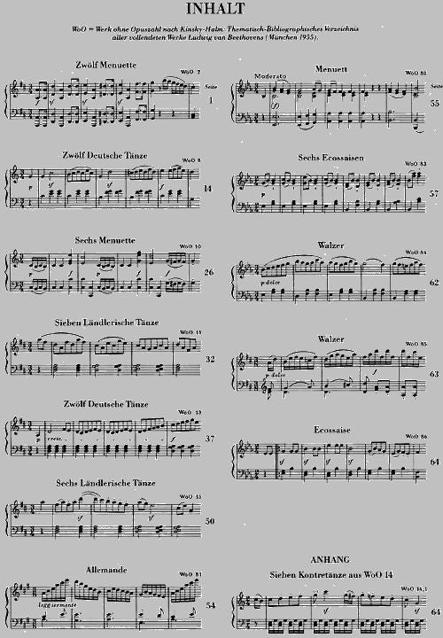 Beethoven L.V. - Dances For Piano