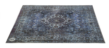 VPCLB-BLU Tapis Vintage Persian Club Series 1.63 X 1.42M Antidérapant Blue