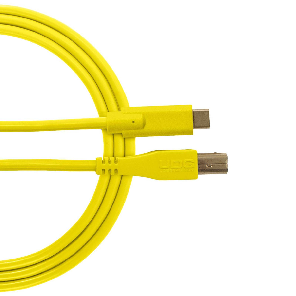 UDG U 96001 Yl - Câble USB 2.0 C-B Jaune Droit 1.5m
