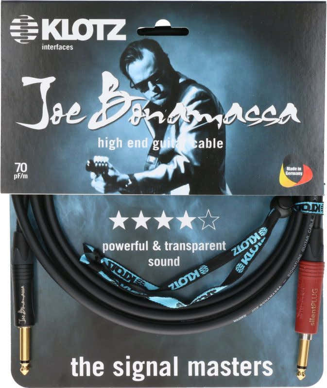 Joe Bonamassa Guitar 4,5M Jack Mono - Silent Plug,