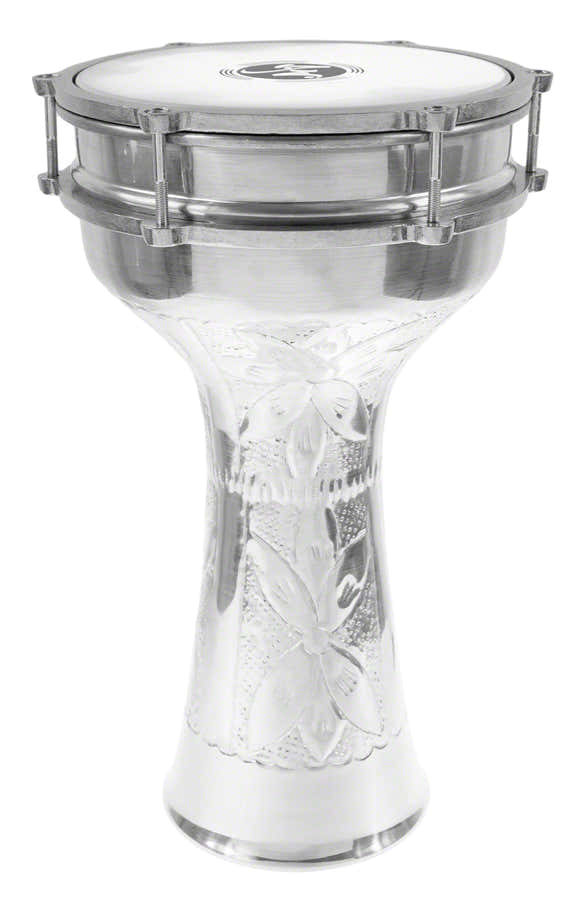 TA21EJ Darbouka Turque 41CM Grave Avec Cymbalettes