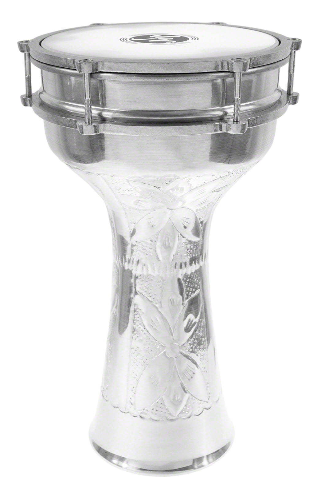 TA21EJ Darbouka Turque 41CM Grave Avec Cymbalettes
