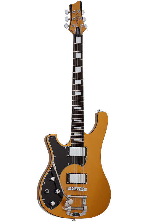 Stargazer-6 Vibrato Gaucher Metallic Gold