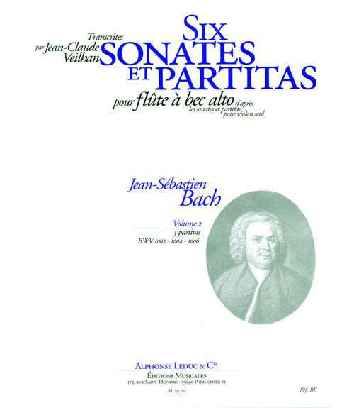 Bach JS / Veilhan - 6 Sonates et Partitas Vol.2 - FLB Alto