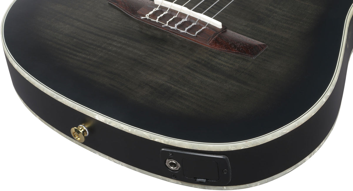 TOD20FMN Signature Tim Henson zwarte burst-fade met lage glans