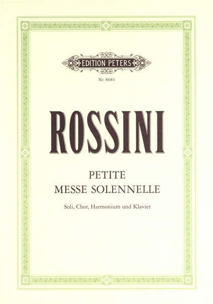 Rossini Gioacchino - Petite Messe Solennelle - Mixed Choir (par 10 Minimum)