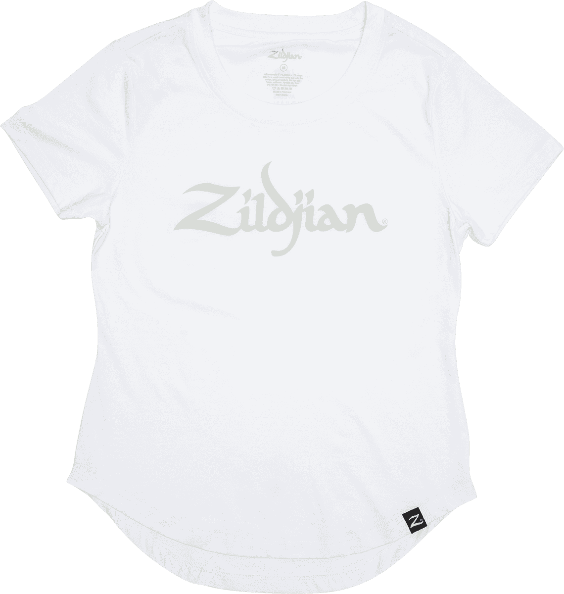 Maat M - Wit damest-shirt Zildjian