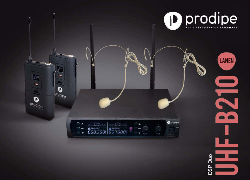 Uhf B210 DSP Headset Duo - STOCK B