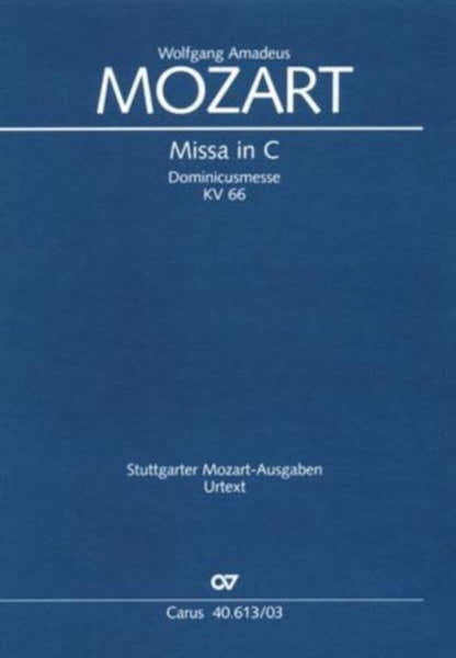 Mozart W.a. - Missa C Major KV 66 - Reduction Piano