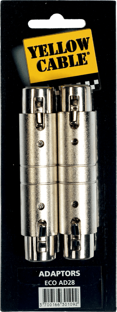 Adaptateur XLR Fem. XLR Fem. - Lot de 2