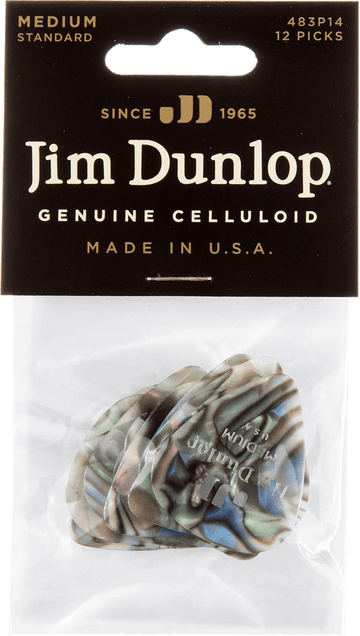12 x Middelzwaar celluloid Abalone