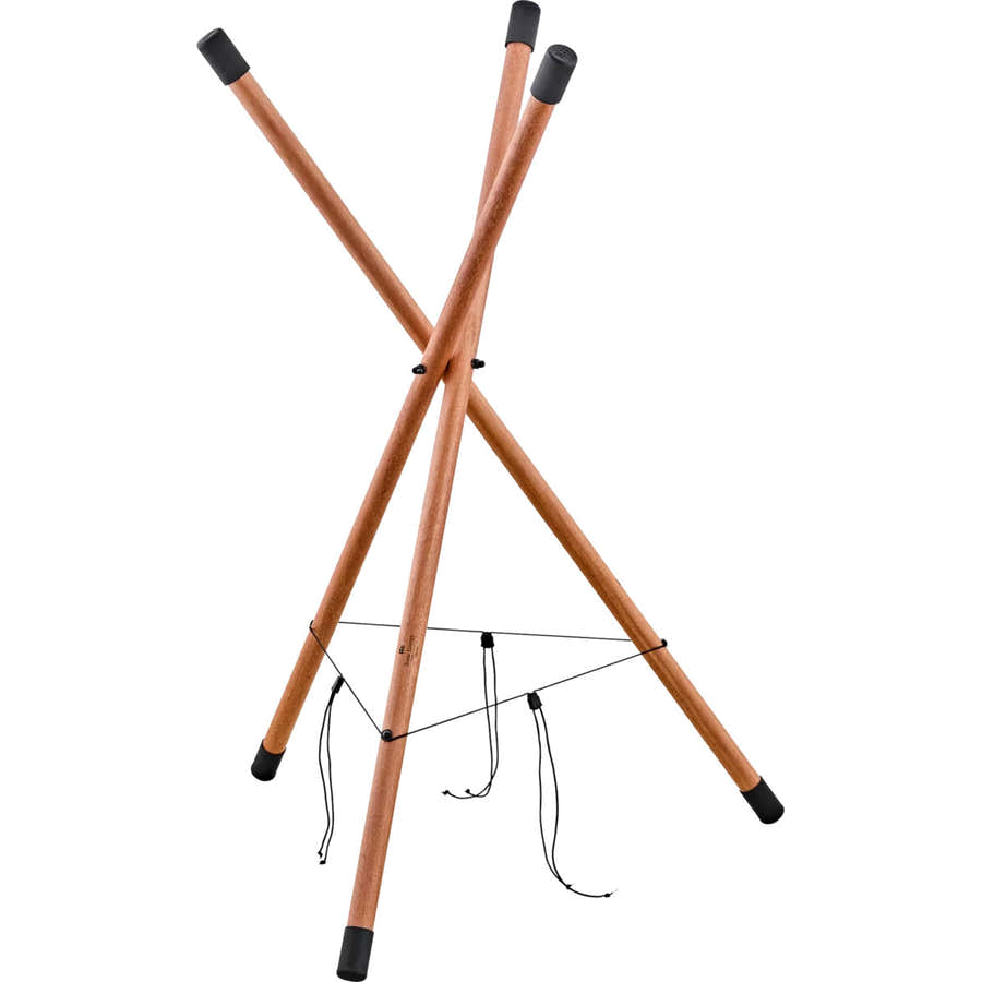 MHPSL - Stand pour handpan et tongue drum en bois - grand modèle