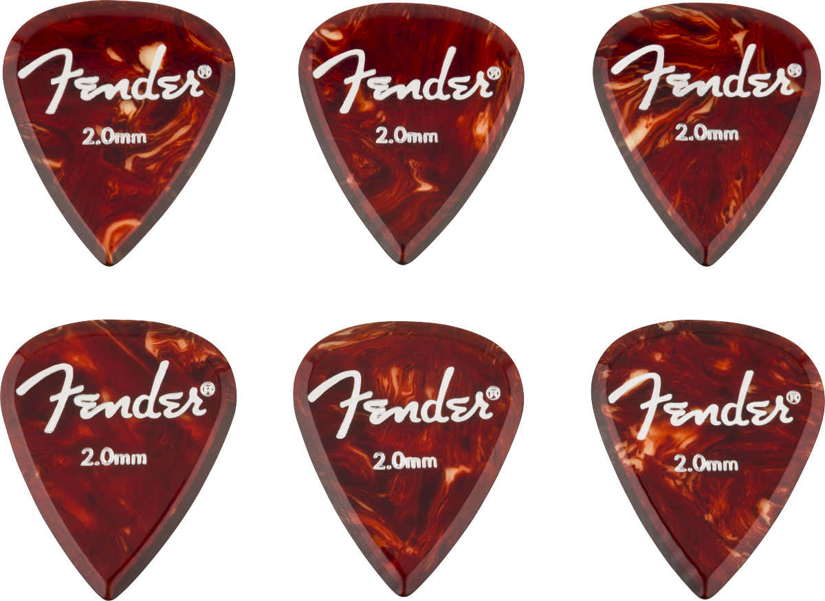 Aero Acryl plectrums 6 stuks 2.0mm